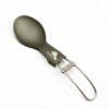 Toaks titanium foldable spoon open